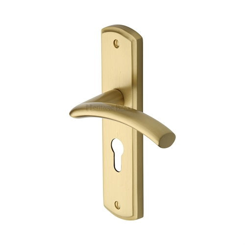 M.Marcus Heritage Brass Centaur Lever Handle on Plate