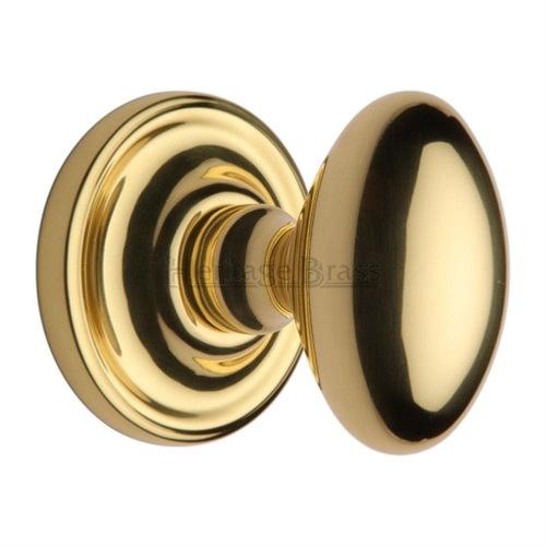 M.Marcus Heritage Brass Chelsea Mortice Knob Set