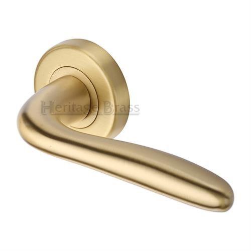 M.Marcus Heritage Brass Columbus Lever Handle Set