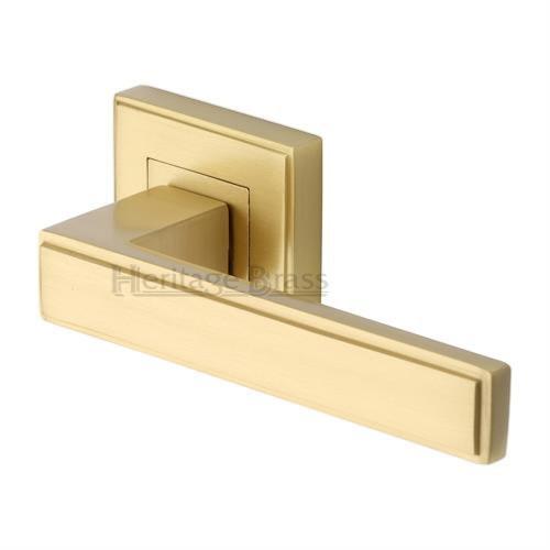 M.Marcus Heritage Brass Linear Lever Handle Set