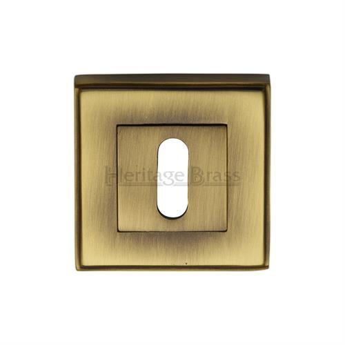 M.Marcus Heritage Brass DEC7000 Lever Key Escutcheon