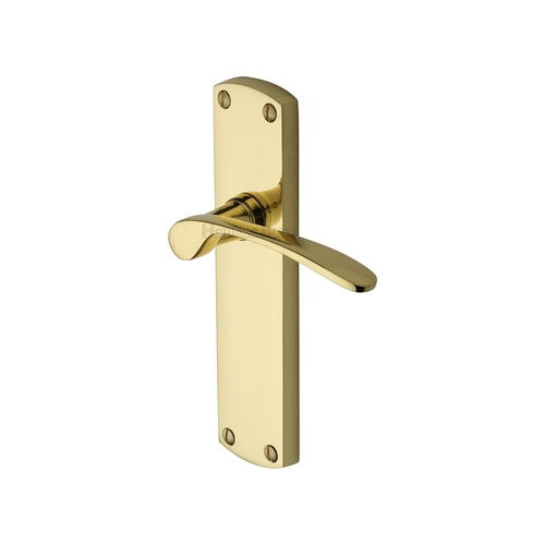 M.Marcus Heritage Brass Diplomat Lever Handle on Plate