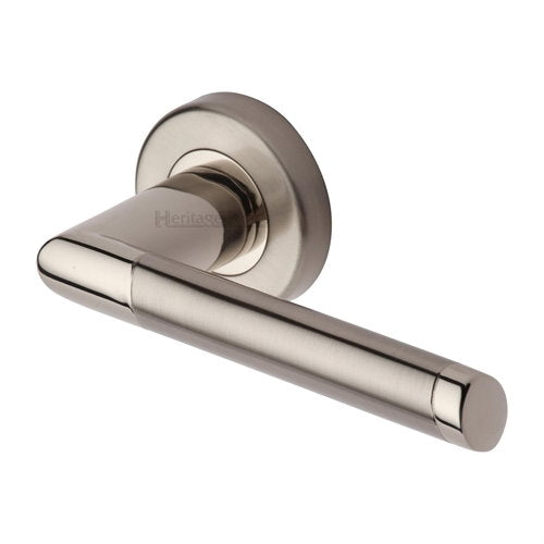 M.Marcus Heritage Brass Ellipse Lever Handle Set