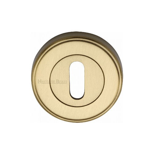 M.Marcus Heritage Brass ERD7000 Lever Key Escutcheon