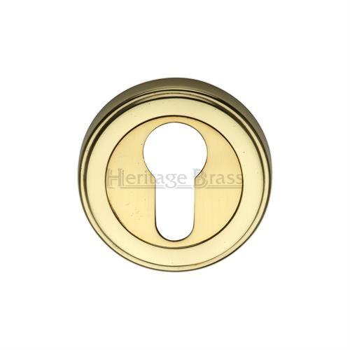 M.Marcus Heritage Brass ERD7020 Euro Profile Escutcheon