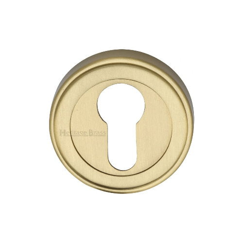 M.Marcus Heritage Brass ERD7020 Euro Profile Escutcheon