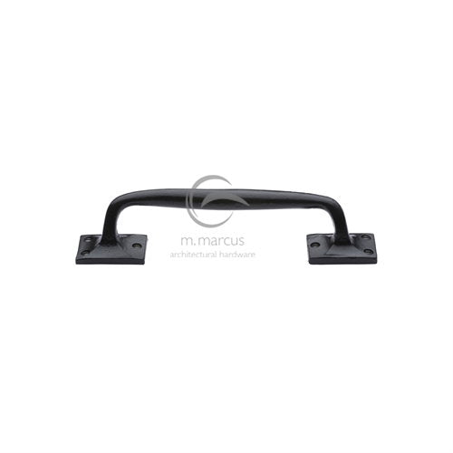 M.Marcus Black Iron Rustic Cranked Pull Handle