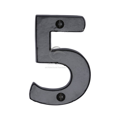 M.Marcus Black Iron Rustic Door Number 5