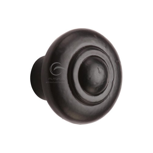 M.Marcus Black Iron Rustic FB3985 Bead Cabinet Knob