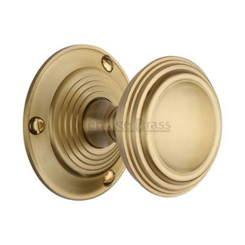 M.Marcus Heritage Brass Goodrich Mortice Knob Set