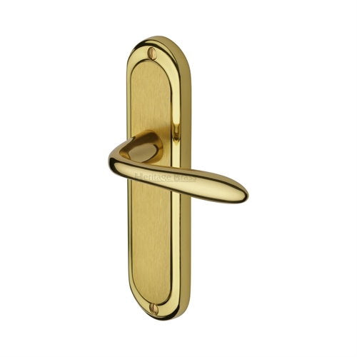 M.Marcus Heritage Brass Henley Lever Handle on Plate