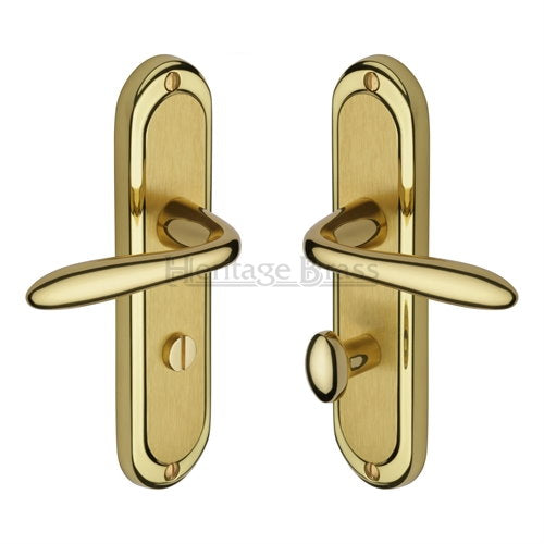 M.Marcus Heritage Brass Henley Lever Handle on Plate