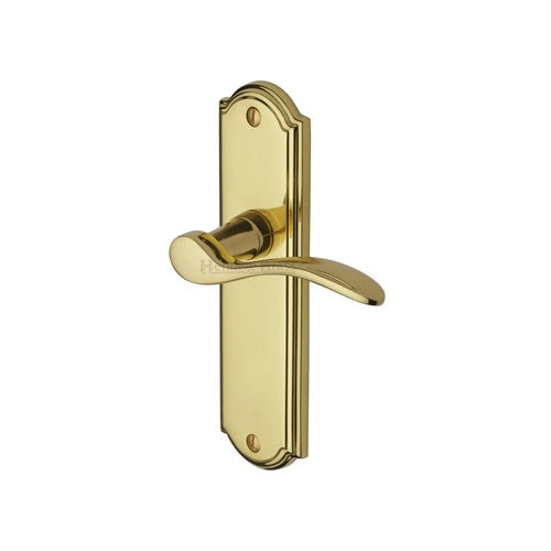 M.Marcus Heritage Brass Howard Lever Handle on Plate