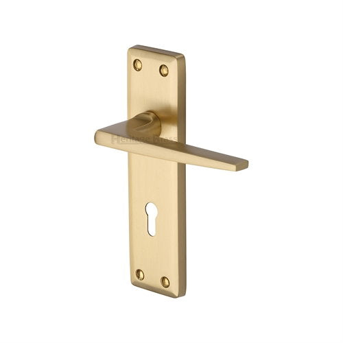 M.Marcus Heritage Brass Kendal Lever Handle on Plate