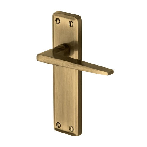 M.Marcus Heritage Brass Kendal Lever Handle on Plate