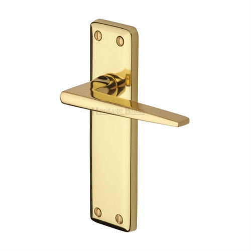 M.Marcus Heritage Brass Kendal Lever Handle on Plate