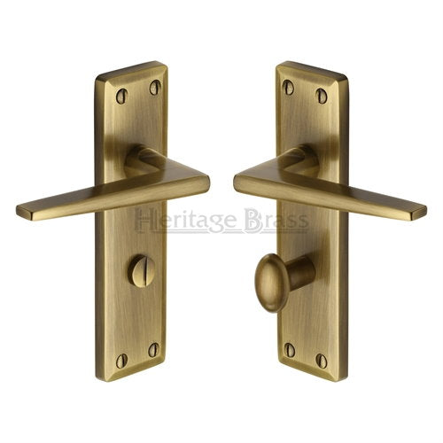 M.Marcus Heritage Brass Kendal Lever Handle on Plate