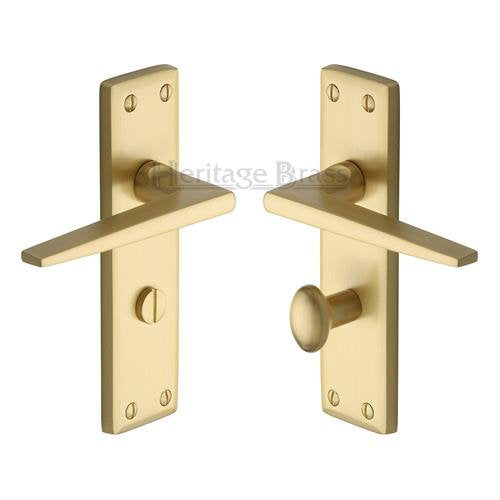 M.Marcus Heritage Brass Kendal Lever Handle on Plate