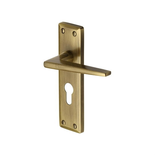 M.Marcus Heritage Brass Kendal Lever Handle on Plate