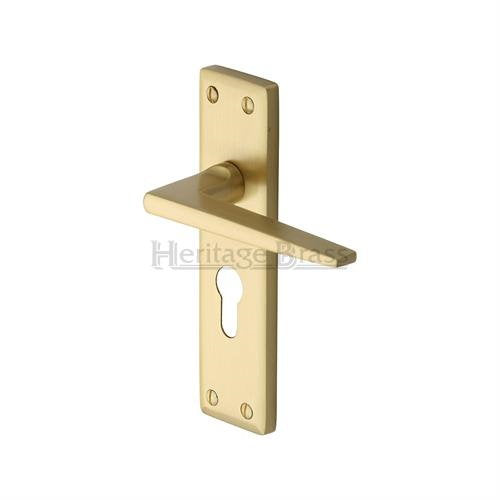 M.Marcus Heritage Brass Kendal Lever Handle on Plate