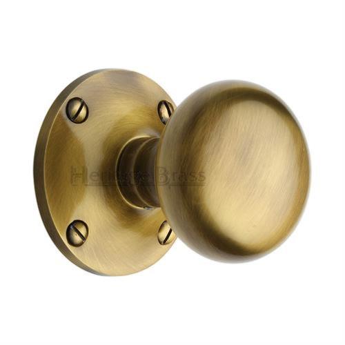 M.Marcus Heritage Brass Kensington Mortice Knob Set