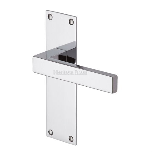 M.Marcus Heritage Brass Metro Low Profile Lever Handle on Plate