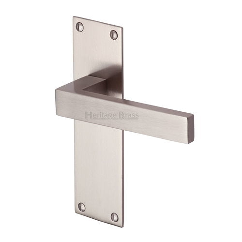 M.Marcus Heritage Brass Metro Low Profile Lever Handle on Plate