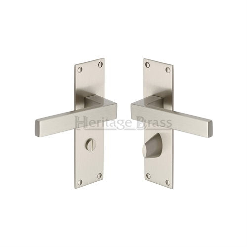 M.Marcus Heritage Brass Metro Low Profile Lever Handle on Plate