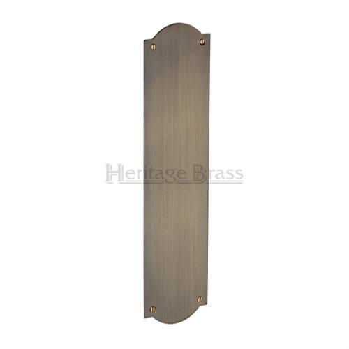 M.Marcus Heritage Brass Shaped Finger Plate