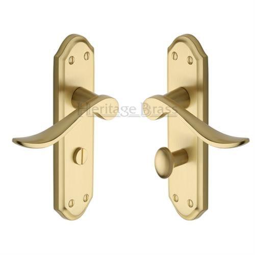 M.Marcus Heritage Brass Sandown Lever Handle on Plate