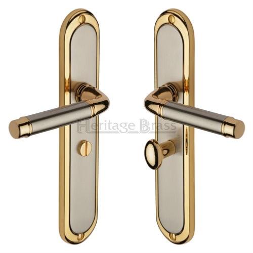 M.Marcus Heritage Brass Saturn Long Lever Handle on Plate