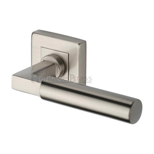 M.Marcus Heritage Brass Bauhaus SQ Lever Handle Set