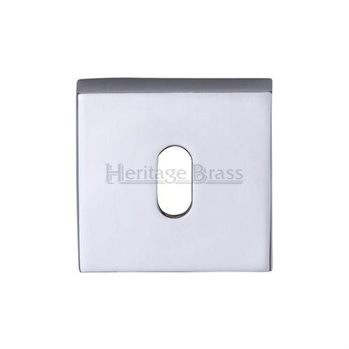 M.Marcus Heritage Brass SQ5002 Lever Key Escutcheon