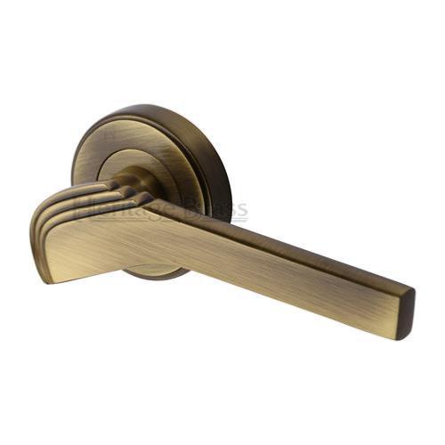 M.Marcus Heritage Brass Tiffany Lever Handle Set