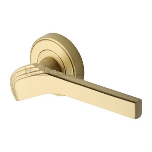 M.Marcus Heritage Brass Tiffany Lever Handle Set