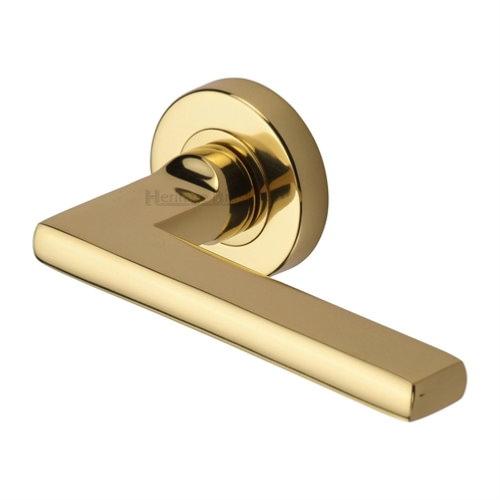 M.Marcus Heritage Brass Trident Lever Handle Set