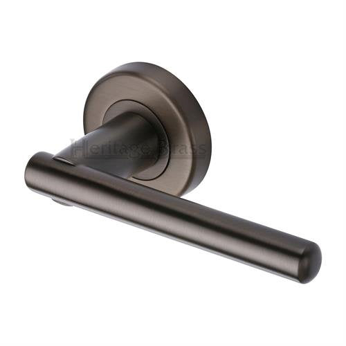 M.Marcus Heritage Brass Challenger Lever Handle Set