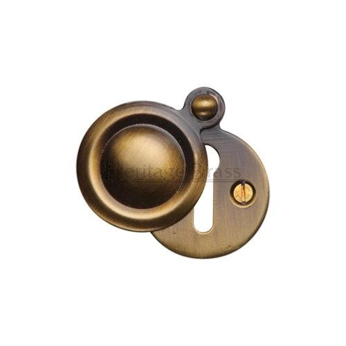 M.Marcus Heritage Brass V1020 Euro Profile Swing Cover Escutcheon