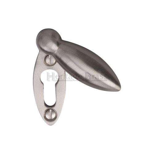 M.Marcus Heritage Brass V1022 Euro Profile Swing Cover Oval Escutcheon