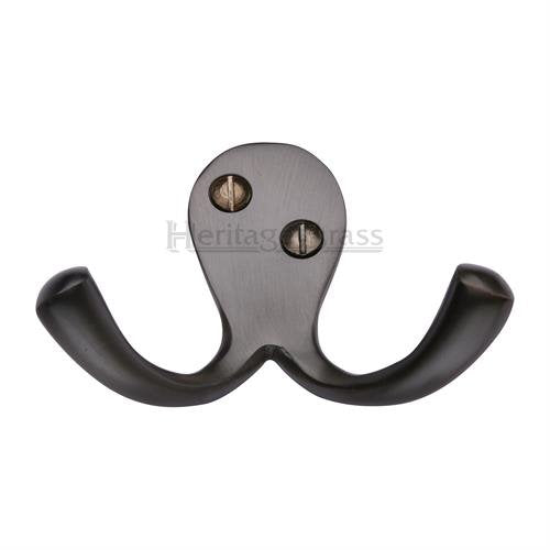 M.Marcus Heritage Brass V1060 Double Robe Hook