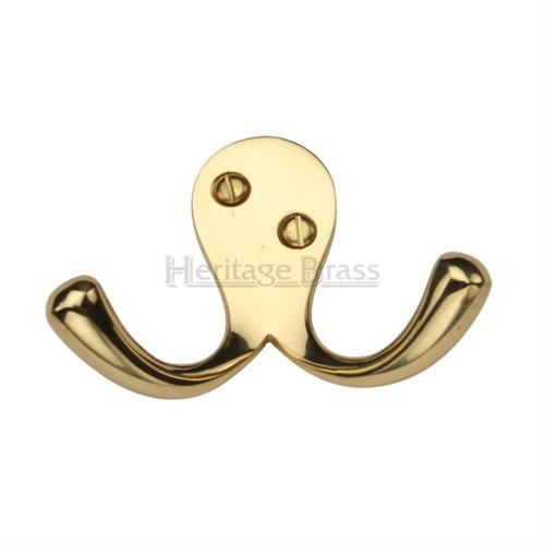 M.Marcus Heritage Brass V1060 Double Robe Hook