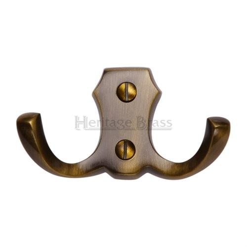 M.Marcus Heritage Brass V1062 Double Robe Hook