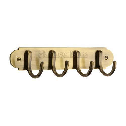 M.Marcus Heritage Brass V1079 Coat Hooks on Plate