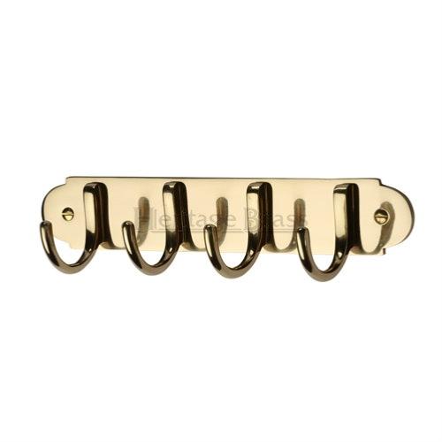 M.Marcus Heritage Brass V1079 Coat Hooks on Plate