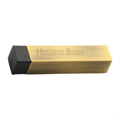 M.Marcus Heritage Brass V1084 Square Wall Mounted Door Stop