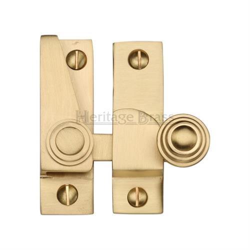 M.Marcus Heritage Brass V1104 Hook Plate Sash Fastener