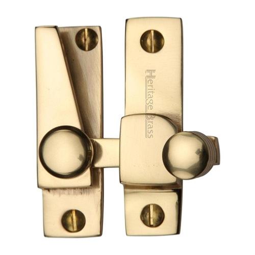 M.Marcus Heritage Brass V1105 Hook Plate Sash Fastener