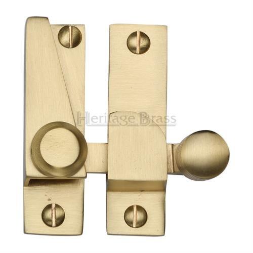 M.Marcus Heritage Brass V1105 Hook Plate Sash Fastener