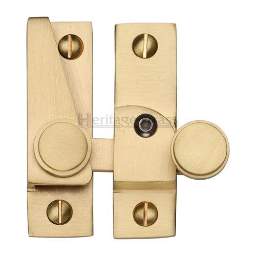 M.Marcus Heritage Brass V1106 Hook Plate Sash Fastener