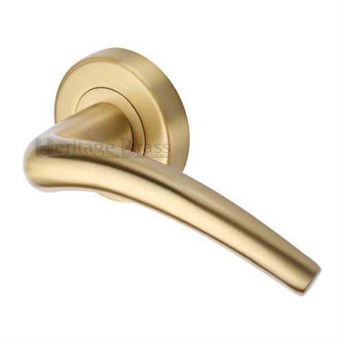 M.Marcus Heritage Brass Wing Lever Handle Set